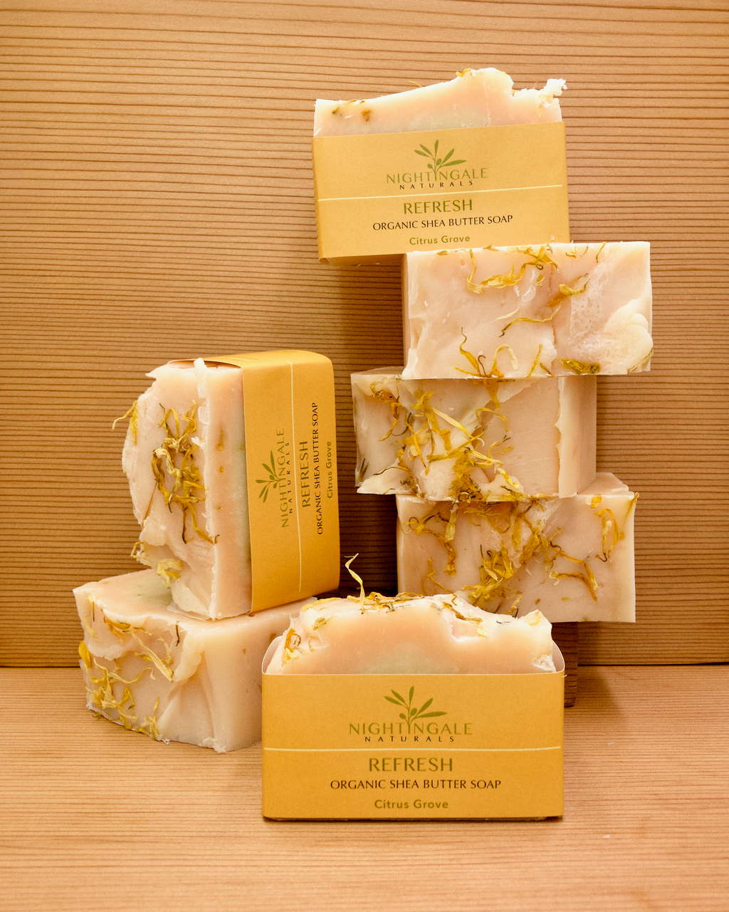 REFRESH shea butter soap • citrus grove